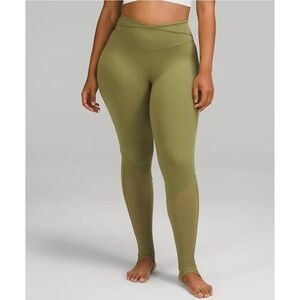 lululemon Nulu Crisscross Stirrup Leggings 
Color: BRZG
Size: 12